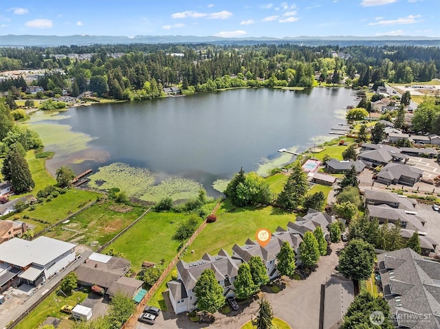 2311 Milton Way Unit E, Milton, WA 98354 - aerial view of residential area with a large body of water