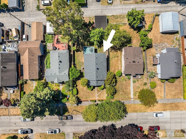 4521 47th Ave SW, Seattle, WA 98116 - aerial view of property's location featuring nearby suburban area