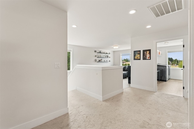 14717 73rd St E, Sumner, WA 98390 - hall featuring carpet and recessed lighting