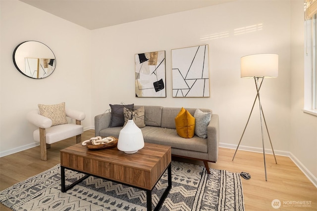 2840 139th Ave SE Unit 16, Bellevue, WA 98005 - living room with light wood-style flooring and baseboards