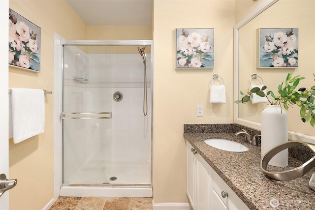 2840 139th Ave SE Unit 16, Bellevue, WA 98005 - full bathroom with a stall shower and vanity