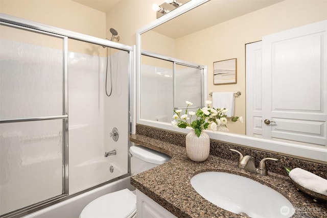 2840 139th Ave SE Unit 16, Bellevue, WA 98005 - full bathroom with vanity and bath / shower combo with glass door