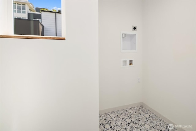 2419 NW 57th Unit B, Seattle, WA 98107 - washroom featuring washer hookup and hookup for an electric dryer