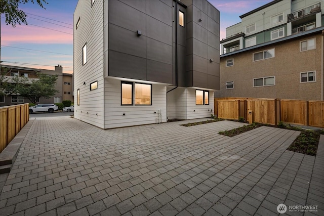 2419 NW 57th Unit B, Seattle, WA 98107 - view of back of house at dusk