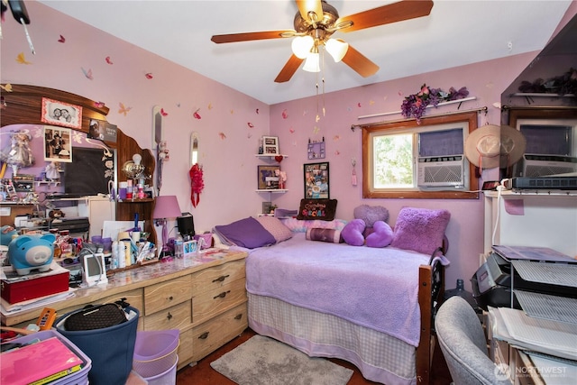 1109 S 61st St, Tacoma, WA 98408 - bedroom with cooling unit and ceiling fan