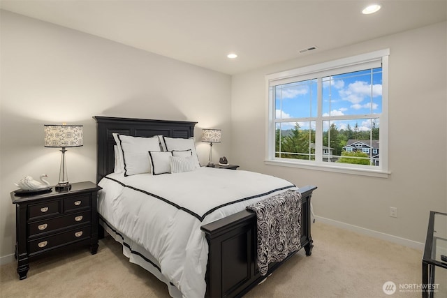 19501 58th Ave SE, Bothell, WA 98012 - bedroom with light carpet and recessed lighting