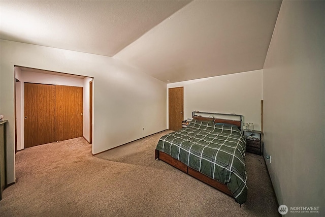 960 NE Marwood Dr, Bremerton, WA 98310 - bedroom with carpet flooring and vaulted ceiling