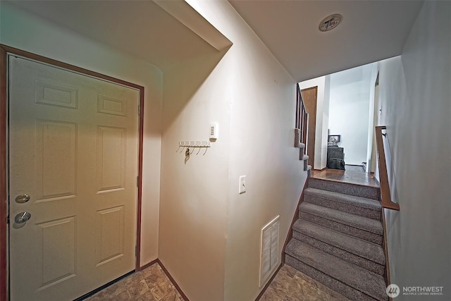 960 NE Marwood Dr, Bremerton, WA 98310 - hall featuring baseboards and stairway