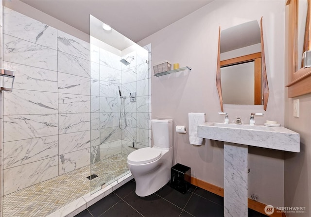 11261 E State Route 106, Union, WA 98592 - full bath with tile patterned flooring and a walk in shower
