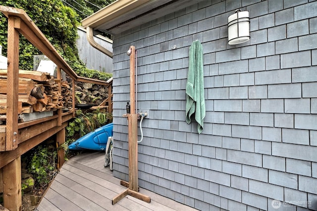 11261 E State Route 106, Union, WA 98592 - view of wooden deck