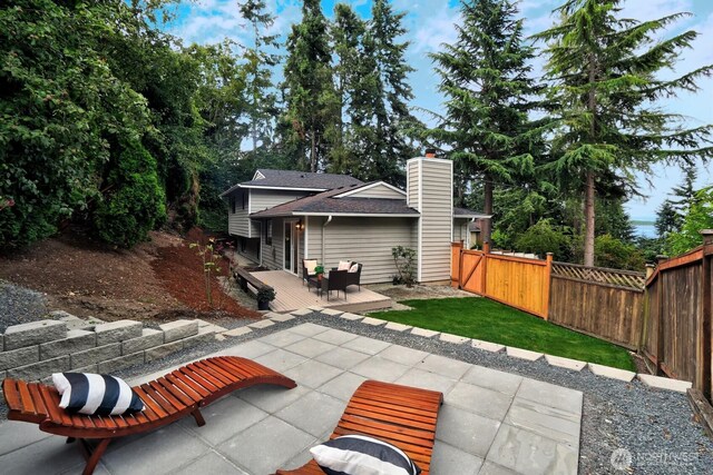 11214 80th Ave NE, Kirkland, WA 98034 - view of patio with a wooden deck