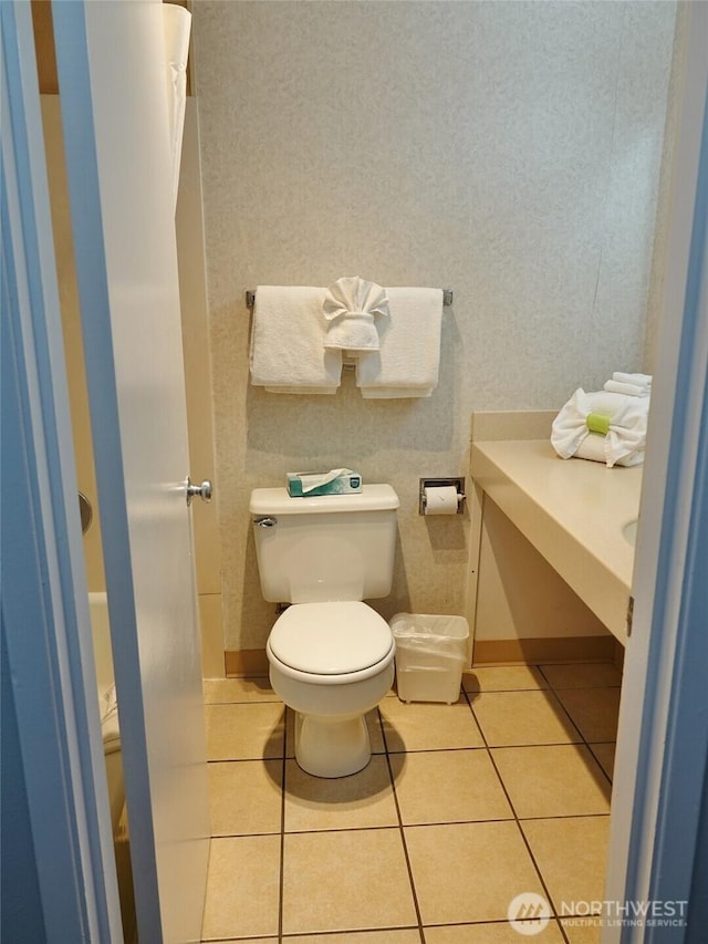 615 Ocean Shores Blvd NW Unit 210, Ocean Shores, WA 98569 - bathroom with tile patterned flooring and vanity