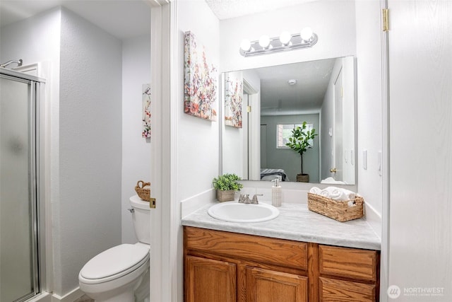 7324 N Skyview Ln Unit N102, Tacoma, WA 98406 - bathroom featuring a shower stall and vanity