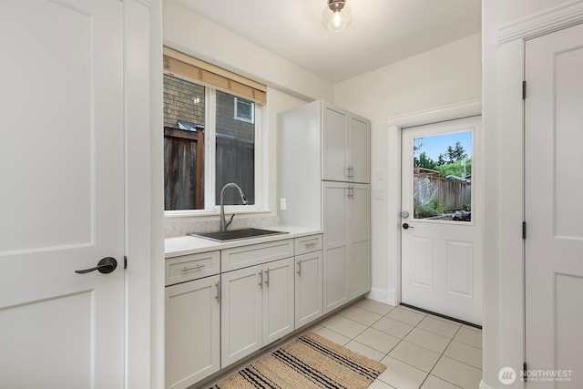 603 9th Ave, Kirkland, WA 98033 - kitchen featuring light countertops and light tile patterned floors