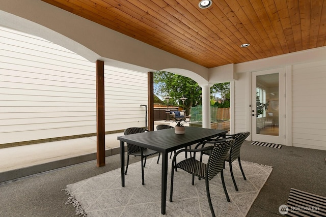603 9th Ave, Kirkland, WA 98033 - view of patio featuring outdoor dining space