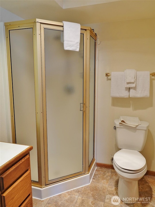 1407 Ocean Shores Blvd SW Unit 1N-I, Ocean Shores, WA 98569 - full bathroom featuring vanity and a shower stall