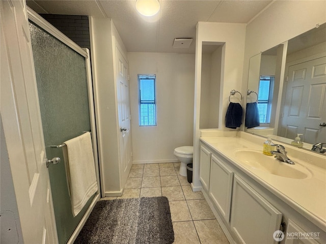 3611 I St NE Unit 291, Auburn, WA 98002 - full bath with a shower stall, vanity, and tile patterned flooring