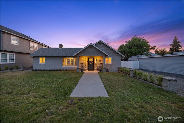 214 S Bradley St, Chelan, WA 98816 - view of front of home featuring a chimney and a shingled roof