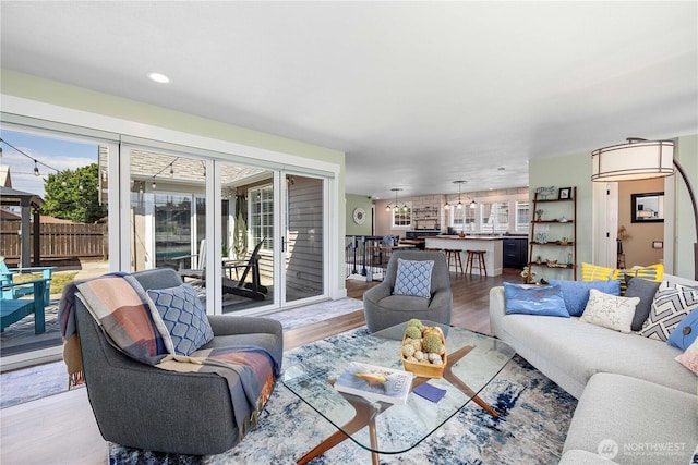 214 S Bradley St, Chelan, WA 98816 - living room with plenty of natural light and light wood-type flooring
