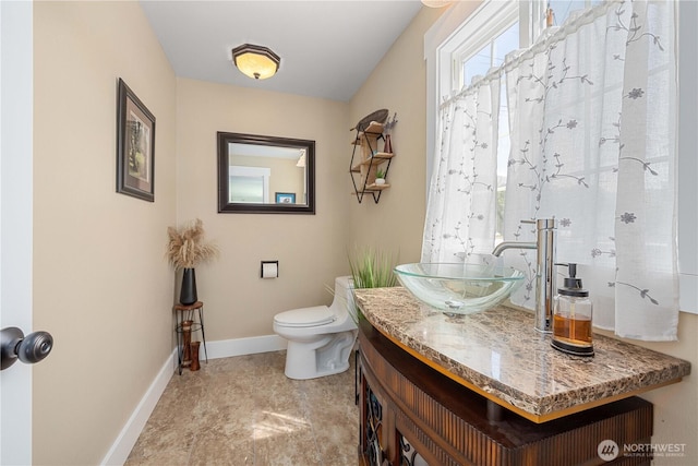 214 S Bradley St, Chelan, WA 98816 - bathroom with vanity and baseboards