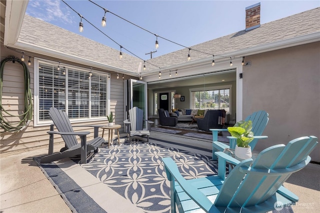214 S Bradley St, Chelan, WA 98816 - view of patio featuring outdoor lounge area