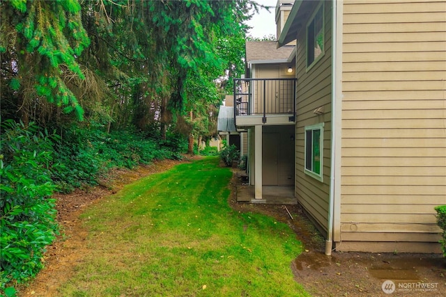 1839 S 286th Ln Unit S-201, Federal Way, WA 98003 - view of green lawn with a balcony