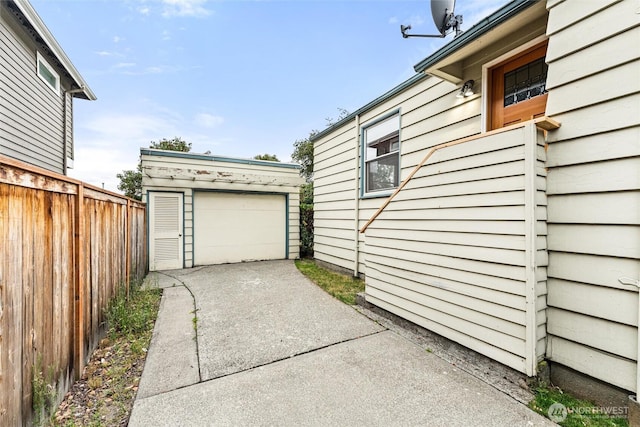 1327 N 79th St, Seattle, WA 98103 - detached garage with concrete driveway