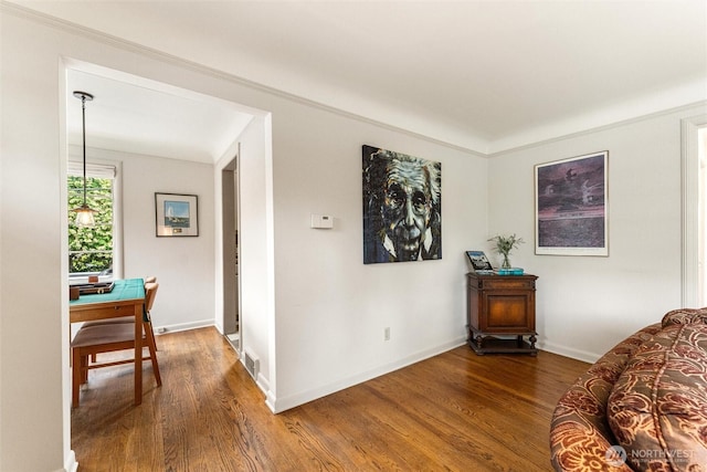 1327 N 79th St, Seattle, WA 98103 - sitting room featuring wood finished floors and a desk