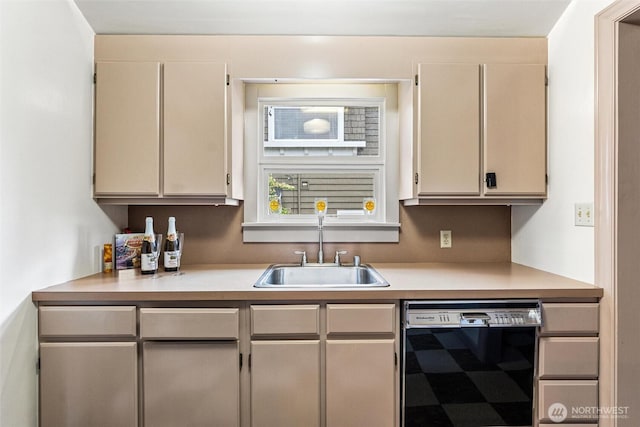 1327 N 79th St, Seattle, WA 98103 - kitchen featuring black dishwasher and light countertops