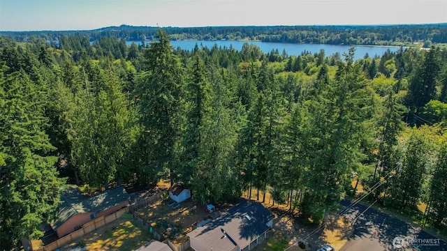7601 Greenridge Loop SW, Olympia, WA 98512 - bird's eye view of a forest and a nearby body of water