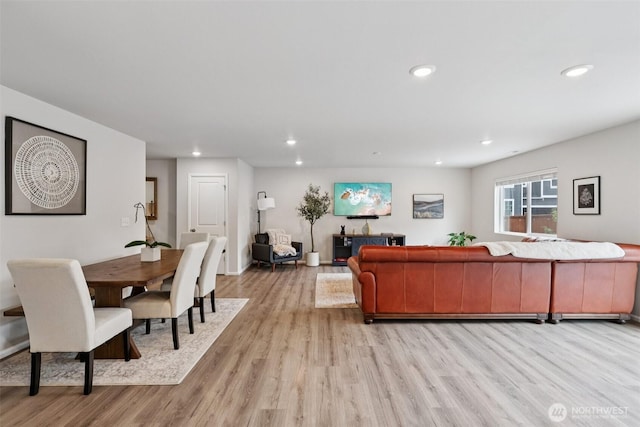 1423 Cascade St, Sultan, WA 98294 - living area featuring light wood-type flooring and recessed lighting