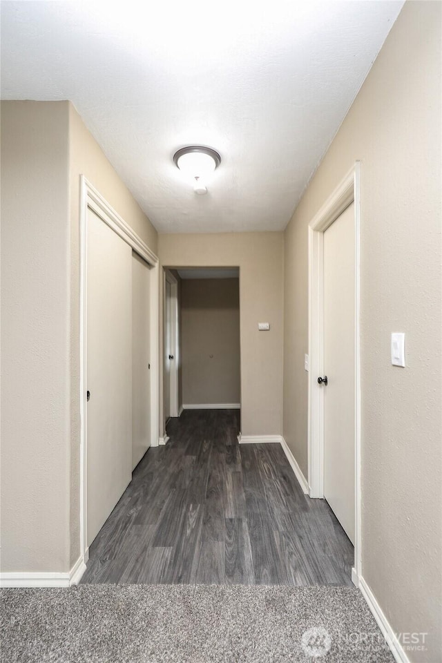 1514 Mt Brynion Rd, Kelso, WA 98626 - hall with wood finished floors and baseboards
