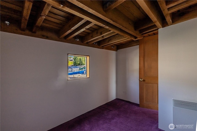 3123 Fairview Ave E Unit 2, Seattle, WA 98102 - basement with a heating unit and dark colored carpet