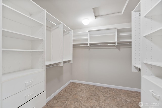 14691 NE 16th St, Bellevue, WA 98007 - walk in closet featuring attic access