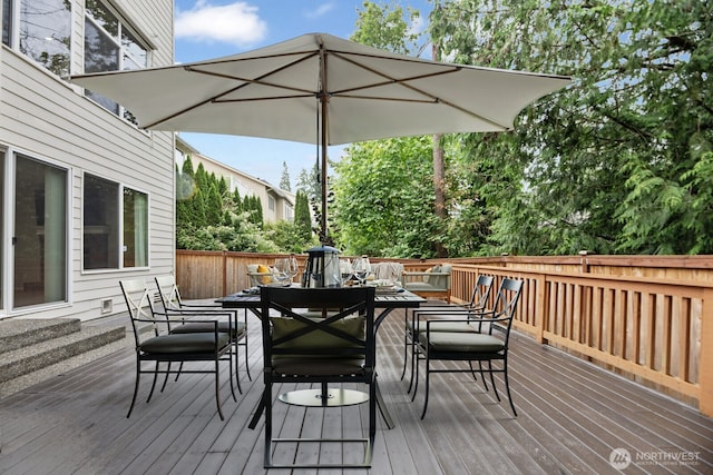 14691 NE 16th St, Bellevue, WA 98007 - deck featuring outdoor dining space