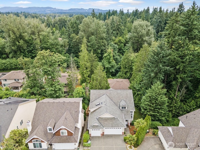 14691 NE 16th St, Bellevue, WA 98007 - aerial view of a heavily wooded area