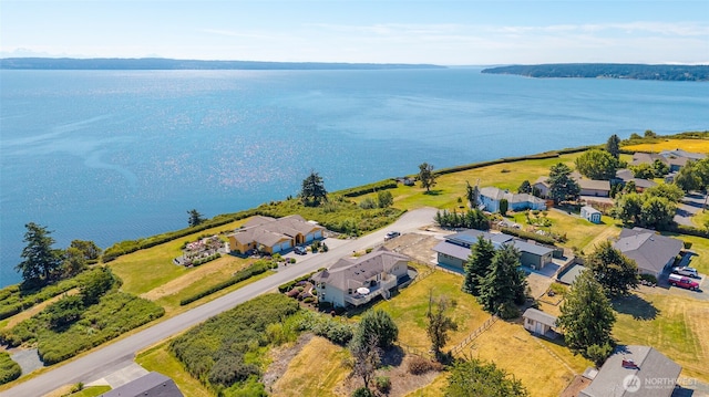 1223 Rainier Ln, Oak Harbor, WA 98277 - aerial view of residential area with a nearby body of water