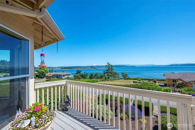 1223 Rainier Ln, Oak Harbor, WA 98277 - balcony with a water view