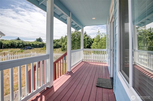 440 Marine View Dr SW Unit 3, Ocean Shores, WA 98569 - view of wooden porch