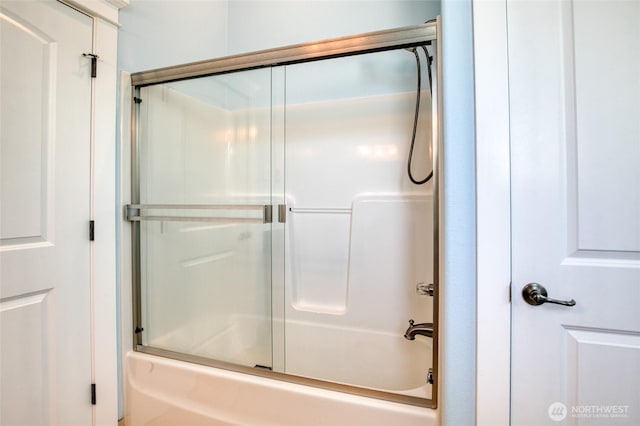 440 Marine View Dr SW Unit 3, Ocean Shores, WA 98569 - full bathroom featuring shower / bath combination with glass door
