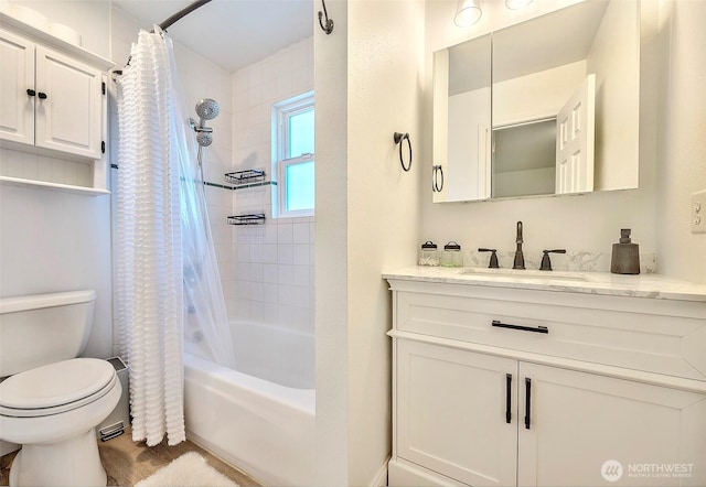 14305 109th Ave NE, Kirkland, WA 98034 - bathroom featuring vanity and shower / tub combo with curtain