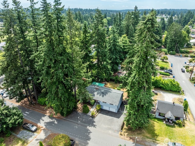 1847 N 183rd St, Shoreline, WA 98133 - drone / aerial view of a heavily wooded area