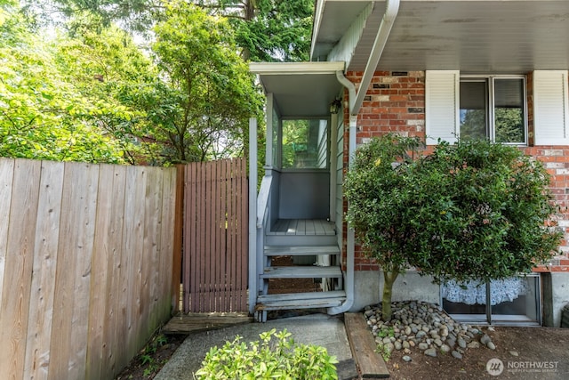 1847 N 183rd St, Shoreline, WA 98133 - property entrance with brick siding