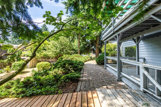 1847 N 183rd St, Shoreline, WA 98133 - view of deck