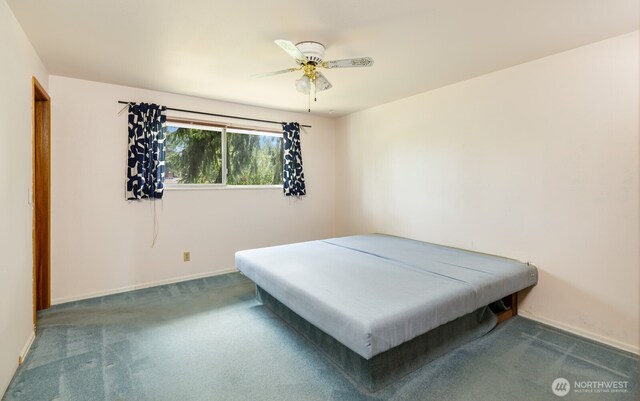 1847 N 183rd St, Shoreline, WA 98133 - carpeted bedroom featuring baseboards and a ceiling fan