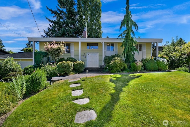 507 Lyla Ln, Bellingham, WA 98225 - view of front facade with a front yard