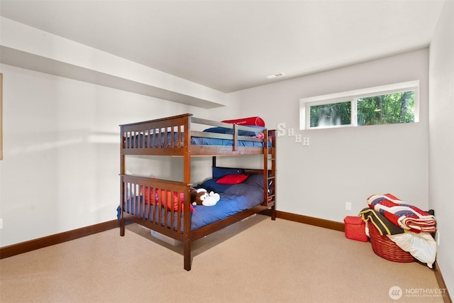 1321 E Mason Lake Dr E, Grapeview, WA 98546 - carpeted bedroom featuring baseboards