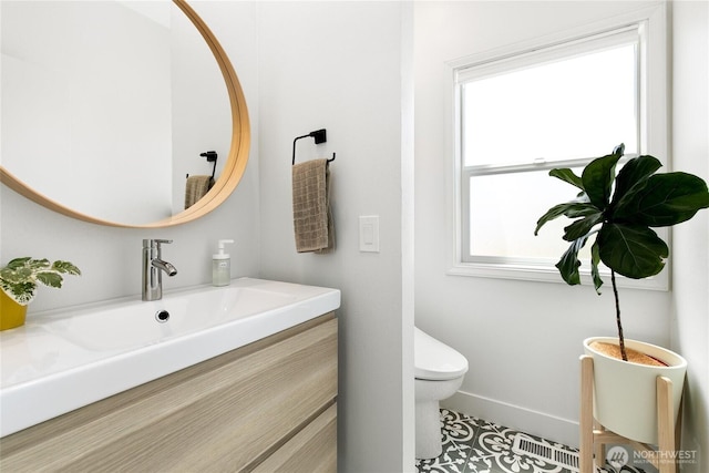 600 SW Cloverdale St, Seattle, WA 98106 - bathroom featuring vanity and tile patterned floors