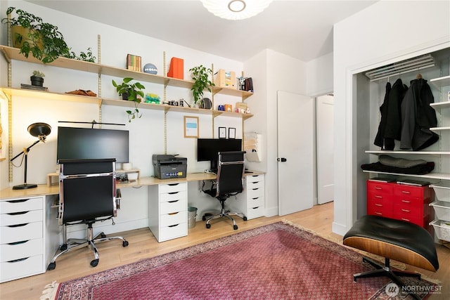 600 SW Cloverdale St, Seattle, WA 98106 - office featuring light wood finished floors
