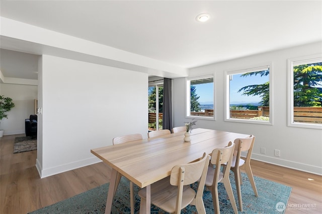 600 SW Cloverdale St, Seattle, WA 98106 - dining space with light wood finished floors
